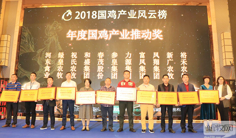 祝贺！凤翔集团获“2018年度国鸡产业推动奖”殊荣